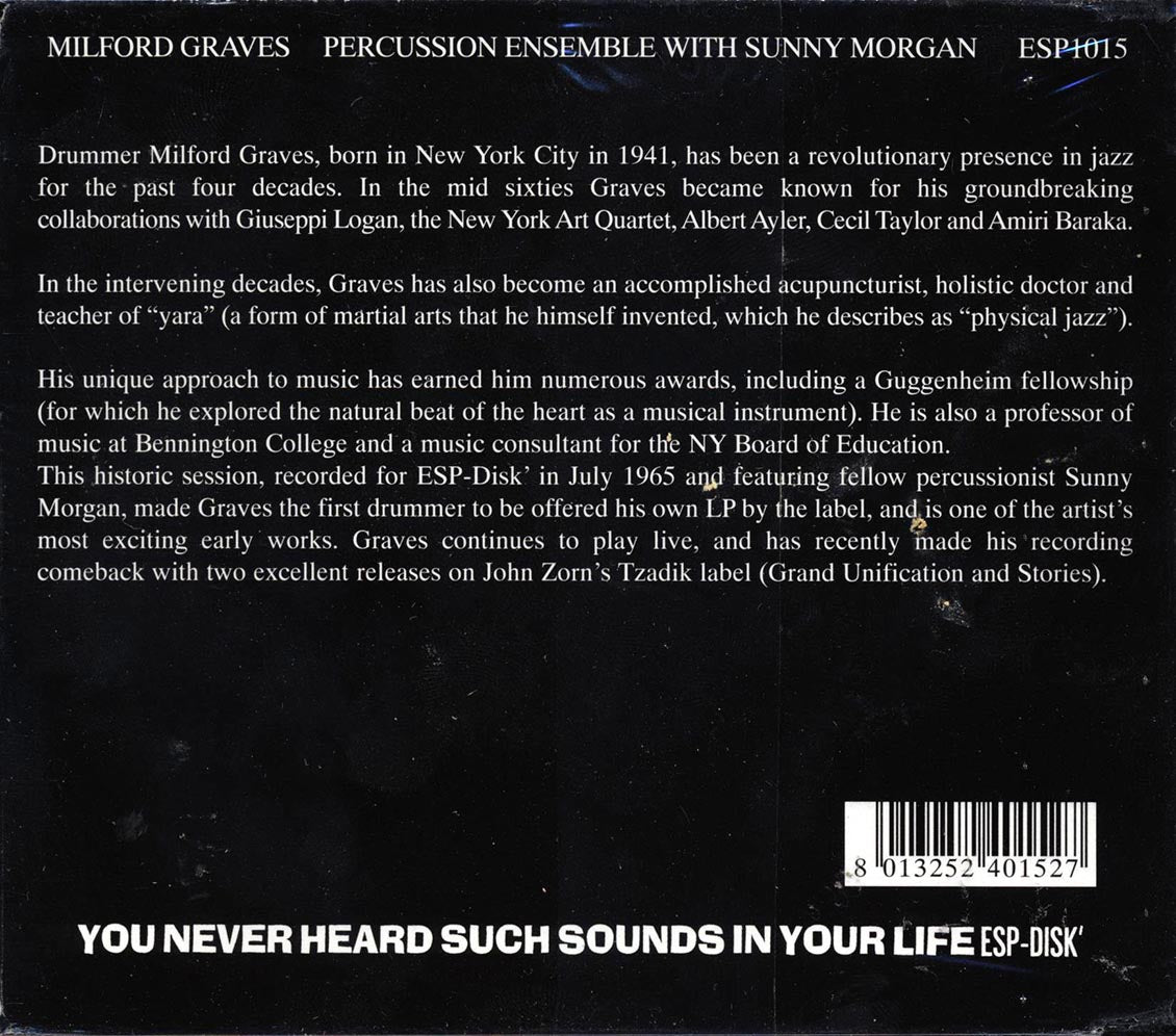 Milford Graves - Percussion Ensemble