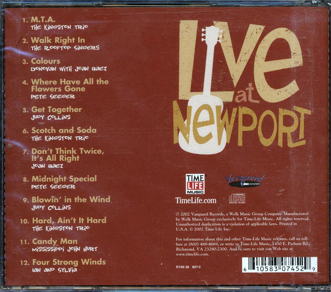 The Kingston Trio, The Rooftop Singers, Joan Baez, Pete Seeger, Donovan, Etc. - Live At Newport