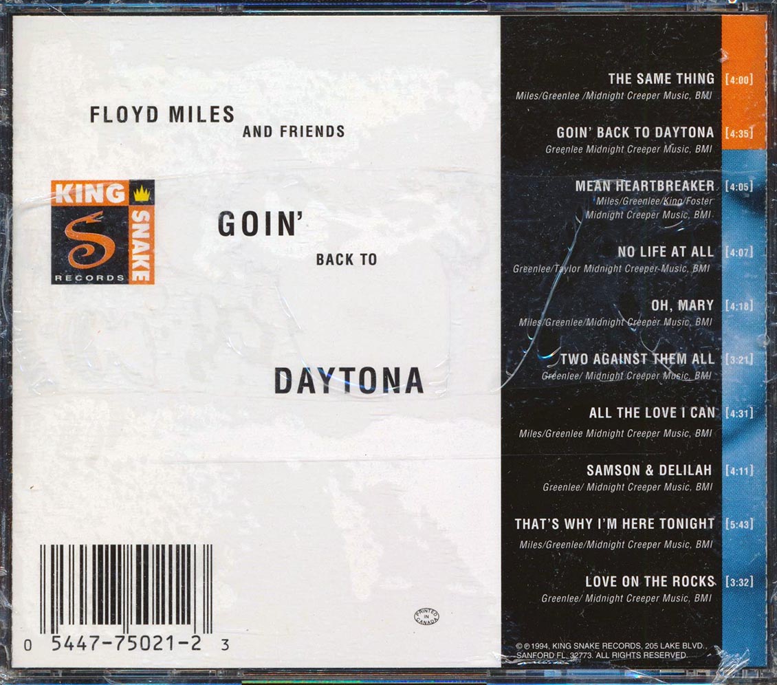 Floyd Miles - Goin' Back To Daytona