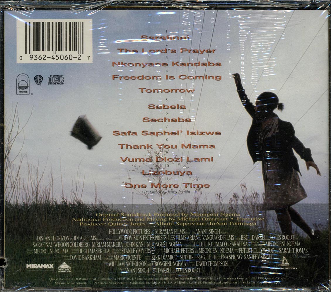 Mbongeni Ngema - Music From The Motion Picture Sarafina! The Sound Of Freedom