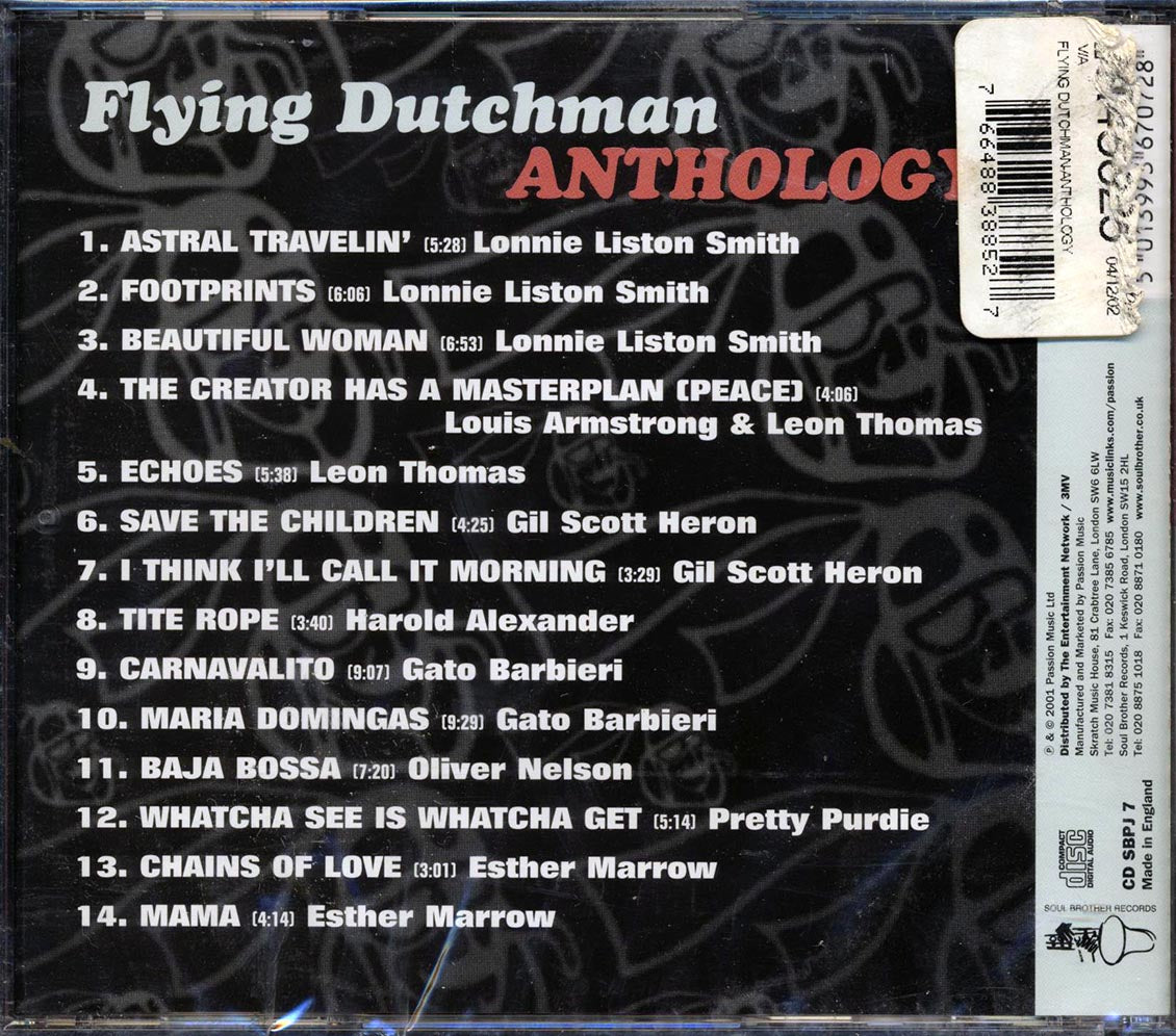 Lonnie Liston Smith, Leon Thomas, Gil Scott-Heron, Etc. - Flying Dutchman Anthology
