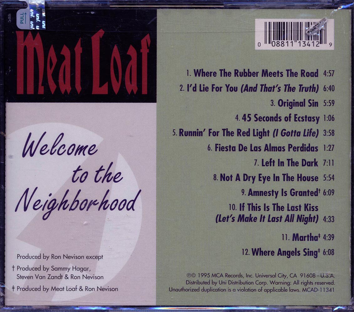Meat Loaf - Welcome To The Neighborhood (marked/ltd stock)