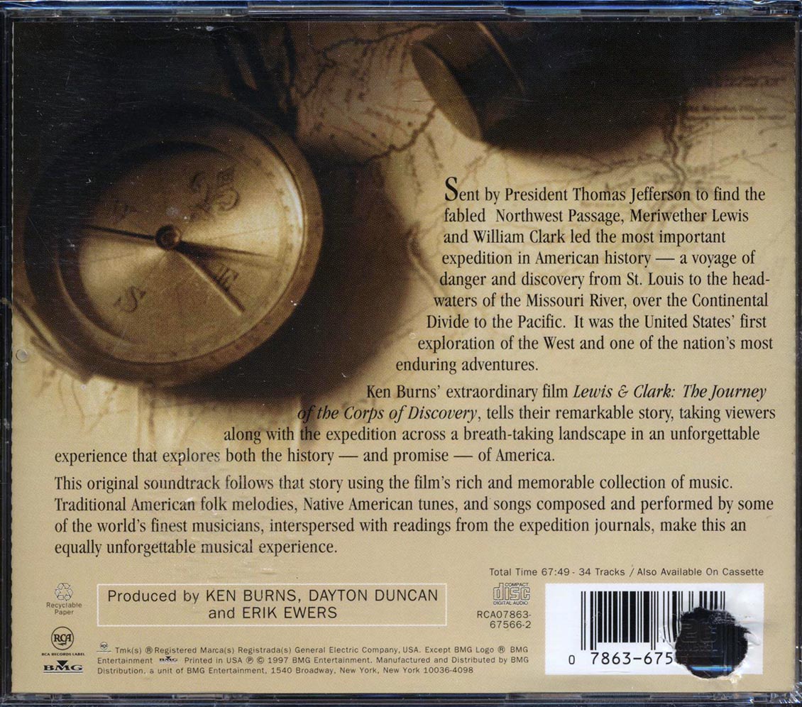 Various - Lewis & Clark: The Journey Of The Corps Of Discovery: Original Soundtrack