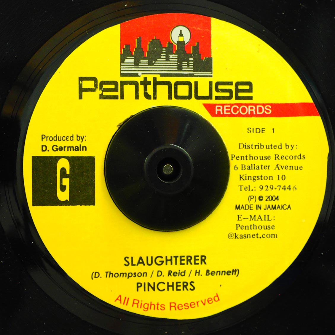Pinchers - Slaughterer / Dean Fraser - M16 (rhythm: "M-16 AKA Moving Away")