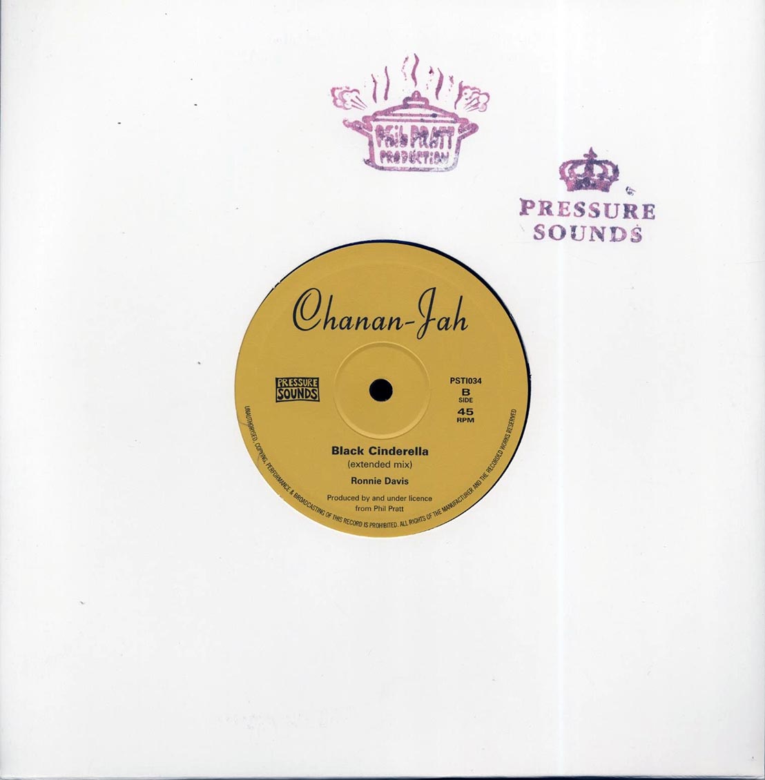 Ronnie Davis - Strange Things (Extended Mix) / Ronnie Davis - Black Cinderella (Extended Mix) (rhythm: "Strange Things")