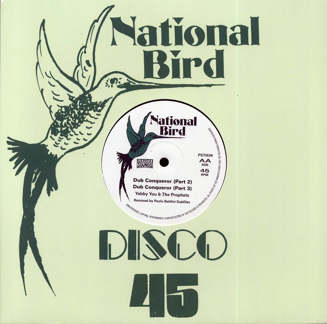 Yabby You - Dub Conqueror (Part 1) / Yabby You - Dub Conqueror (Part 2); Yabby You - Dub Conqueror (Part 3)