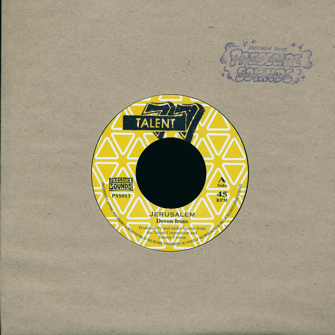 Devon Irons - Jerusalem / Talent Crew - Jerusalem Rock