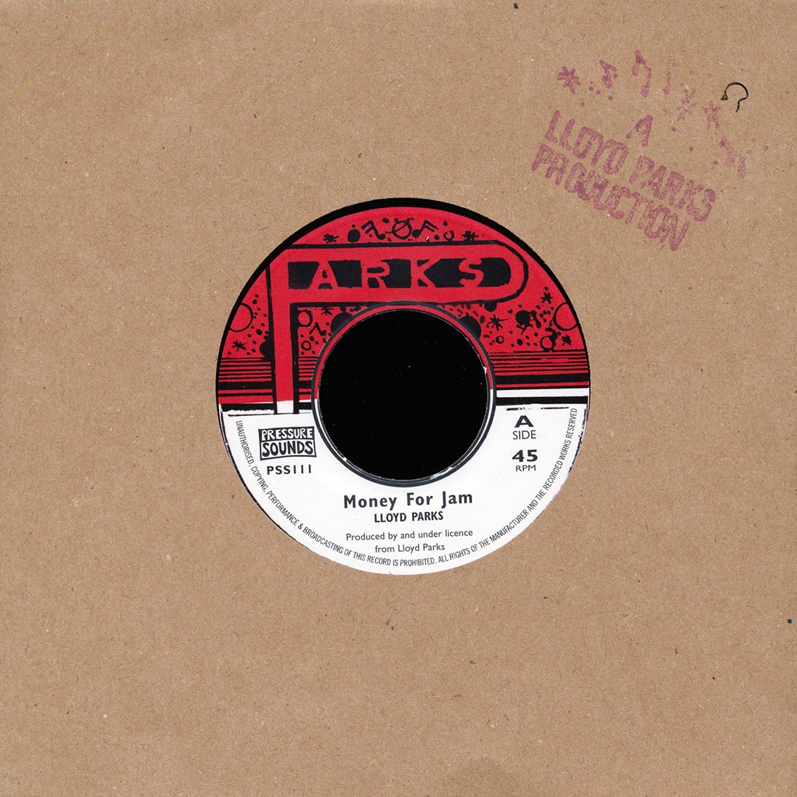 Lloyd Parks - Money For Jam / Version