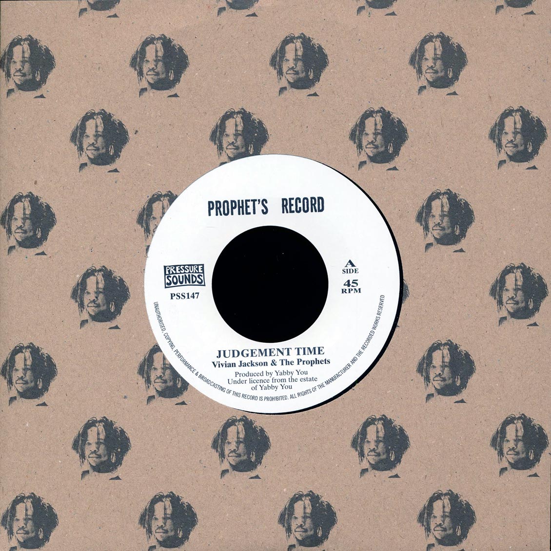 Vivan Jackson & The Prophets (Yabby You) - Judgement Time / Prophets Dub (rhythm: "Yabby You - Judgement Time")