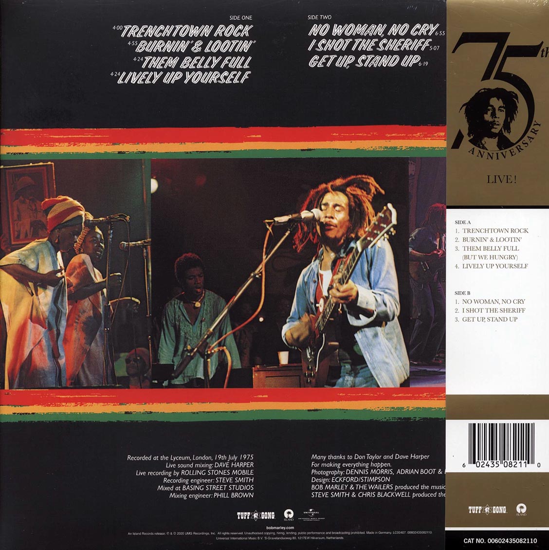 Bob Marley - Live! (75th Anniv. Ed.) (ltd. ed.) (180g) (remastered)