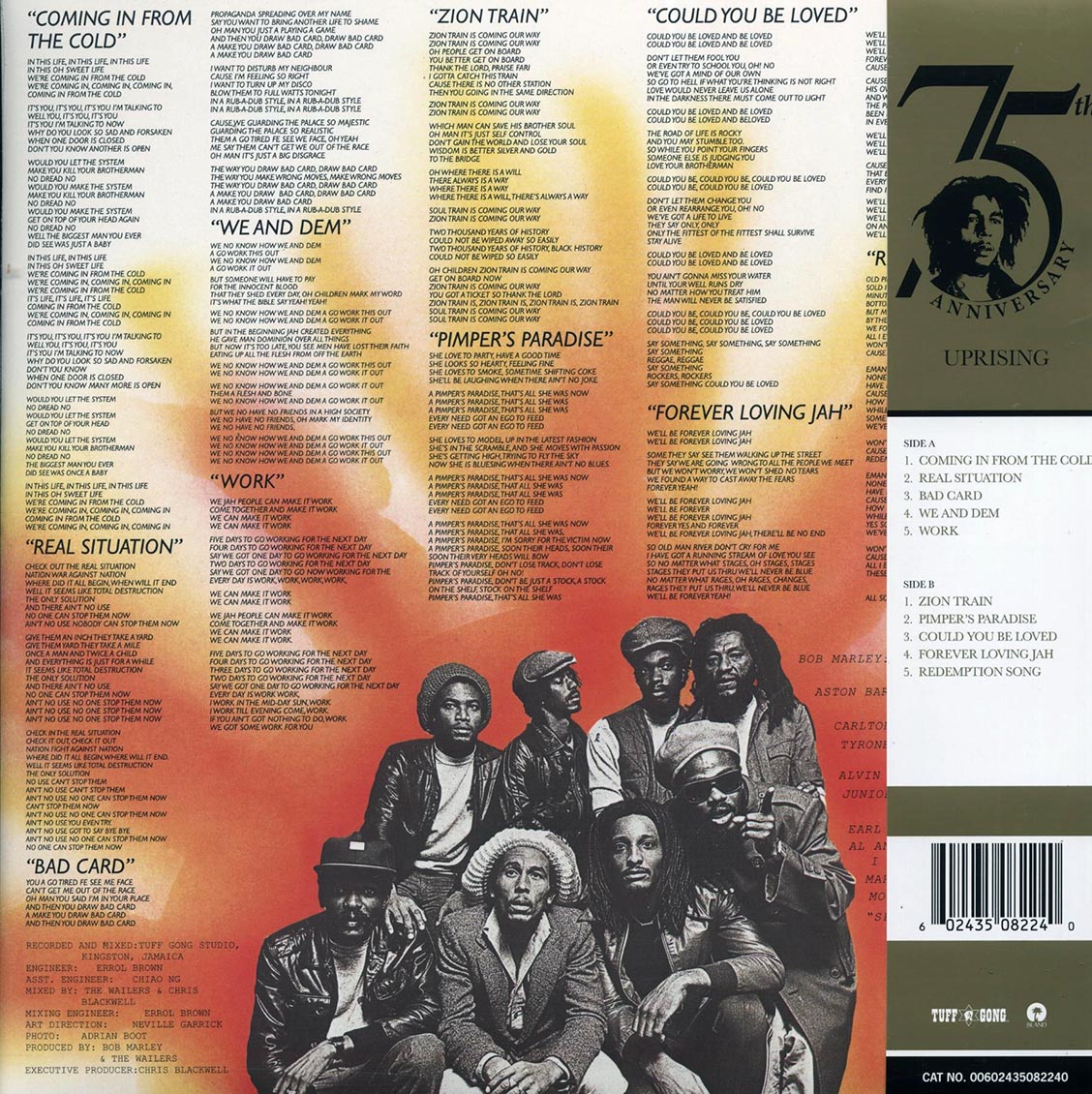 Bob Marley - Uprising (75th Anniv. Ed.) (ltd. ed.) (180g) (remastered)