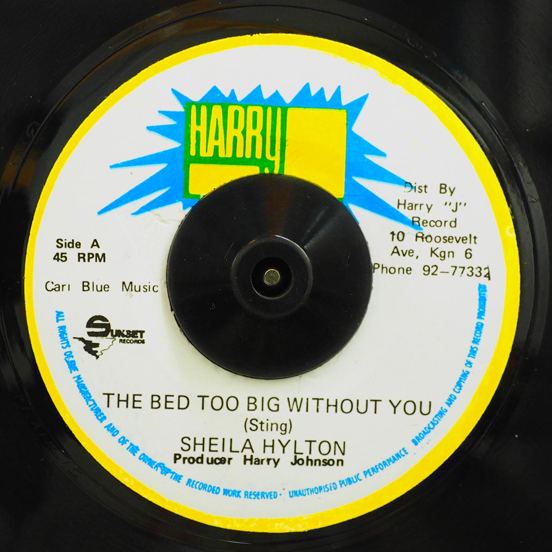 Sheila Hylton - The Bed Too Big Without You / Version