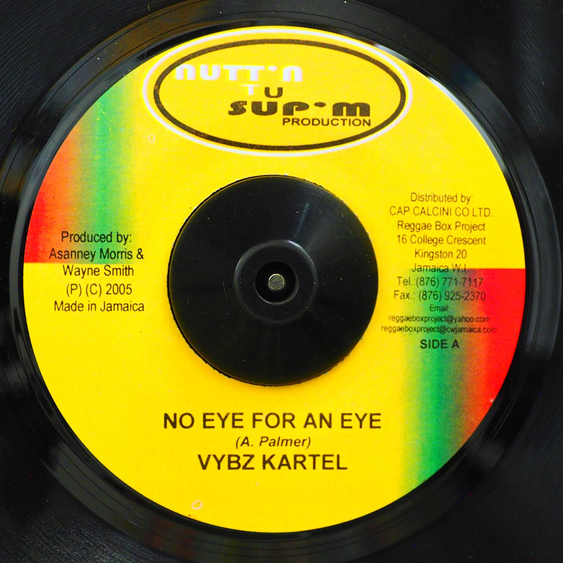 Vybz Kartel - No Eye For An Eye / Kwik Silvah - Peace Again (rhythm: "Solution")
