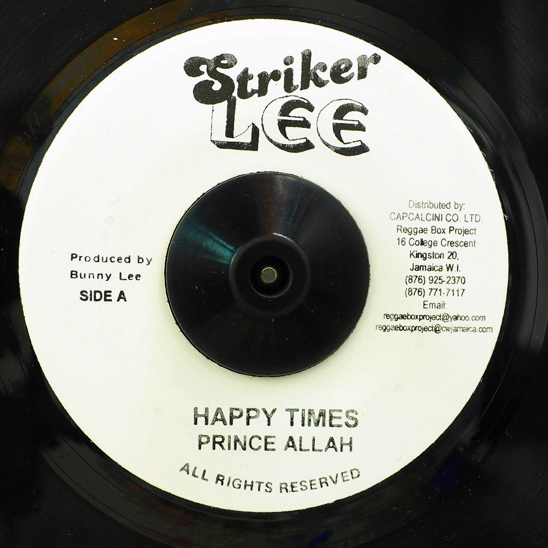 Prince Alla - Happy Times / Version (rhythm: "Stick By Me")
