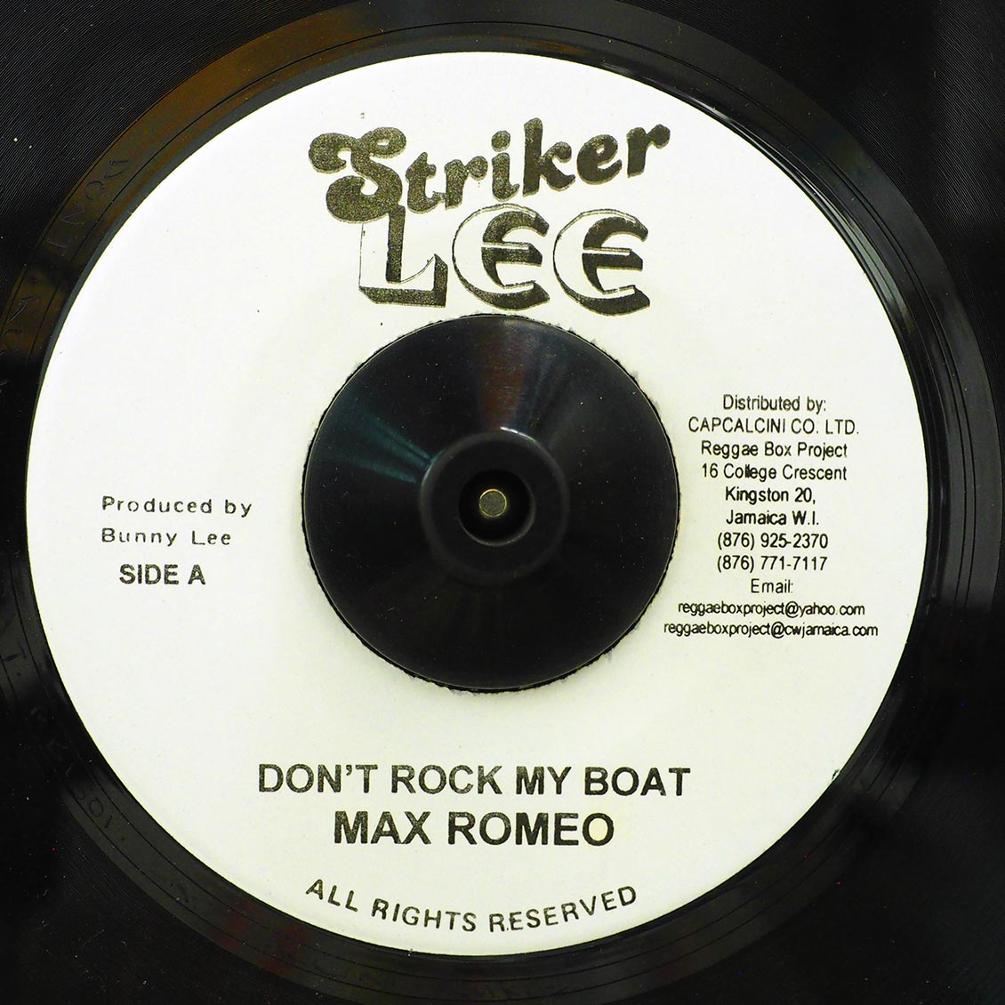 Max Romeo - Don't Rock My Boat / The Aggrovators - Version (rhythm: "Bob Marley - Don't Rock My Boat")