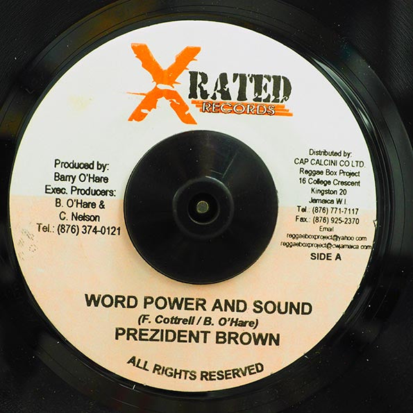 Prezident Brown - Word Power And Sound / Version (rhythm: "Precious")