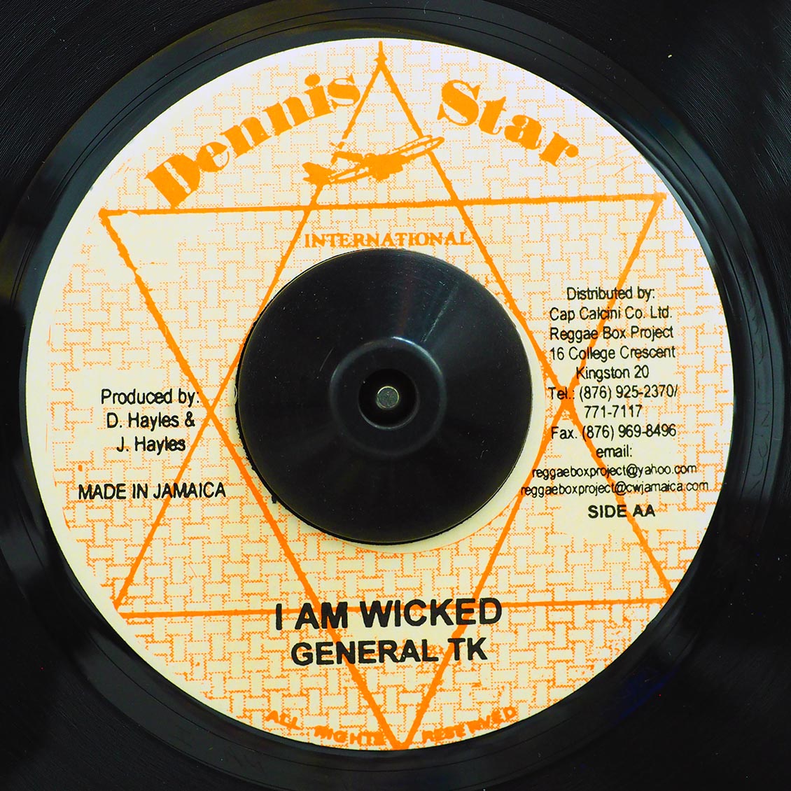 Mad Cobra - Sound Bwoy Hear Say / General TK - I Am Wicked (rhythm: "Bandelero")
