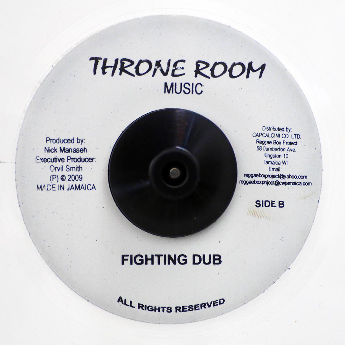 Orville Smith - Won't Give Up / Nich Manasseh - Fighting Dub (white vinyl)