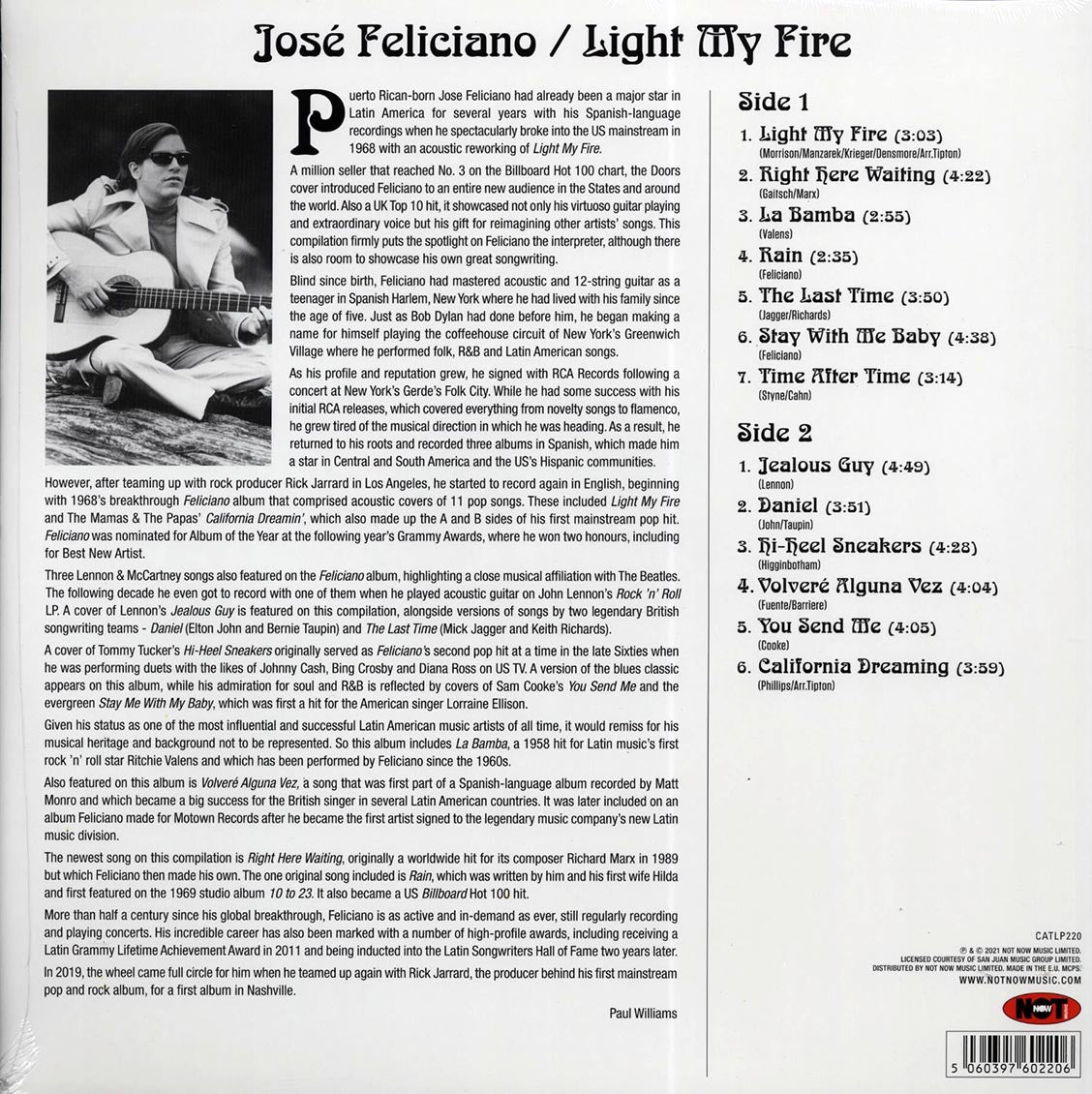 Jose Feliciano - Light My Fire (180g)