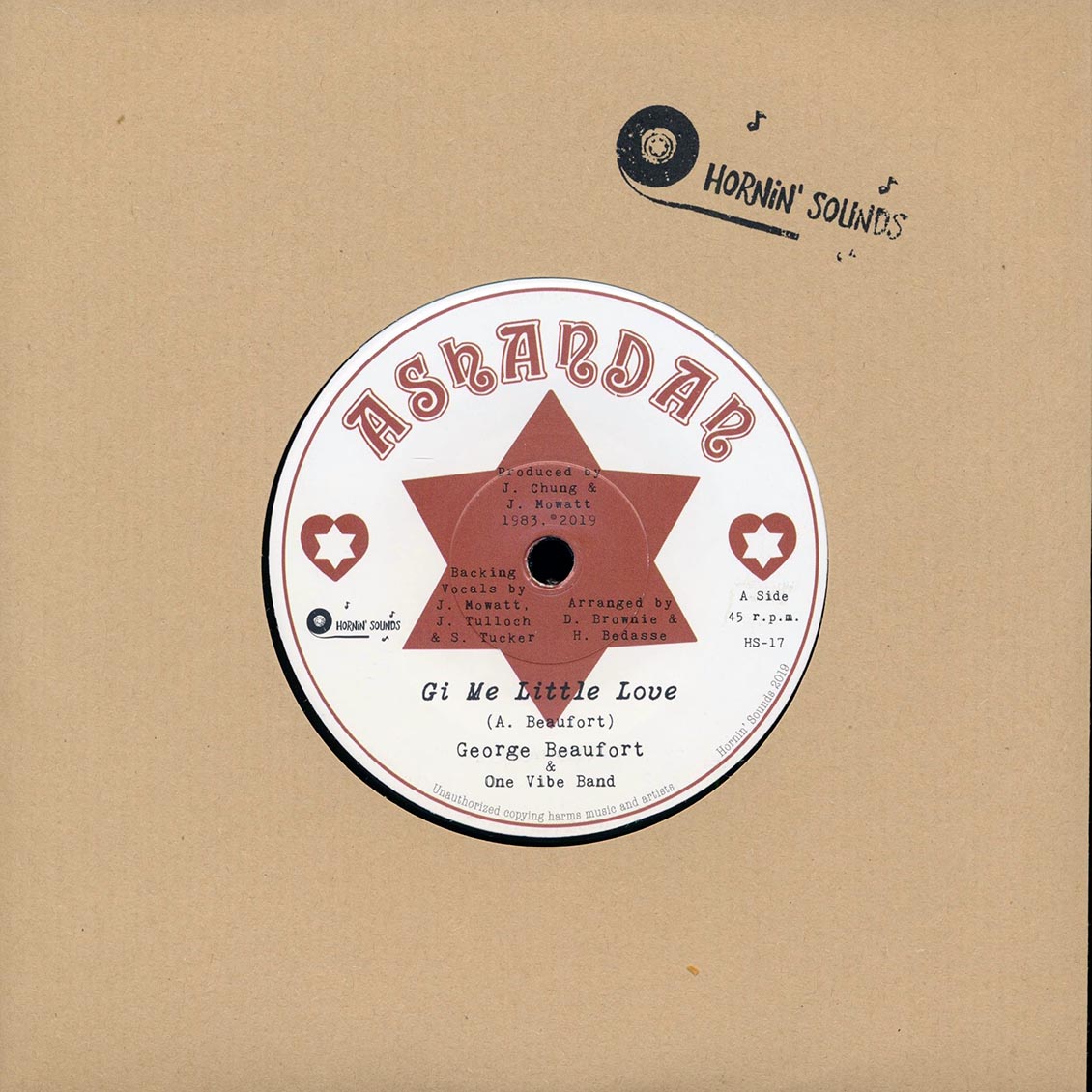 George Beaufort & One Vibe Band - Gi Me Little Love / One Vibe Band - Wineman Dub