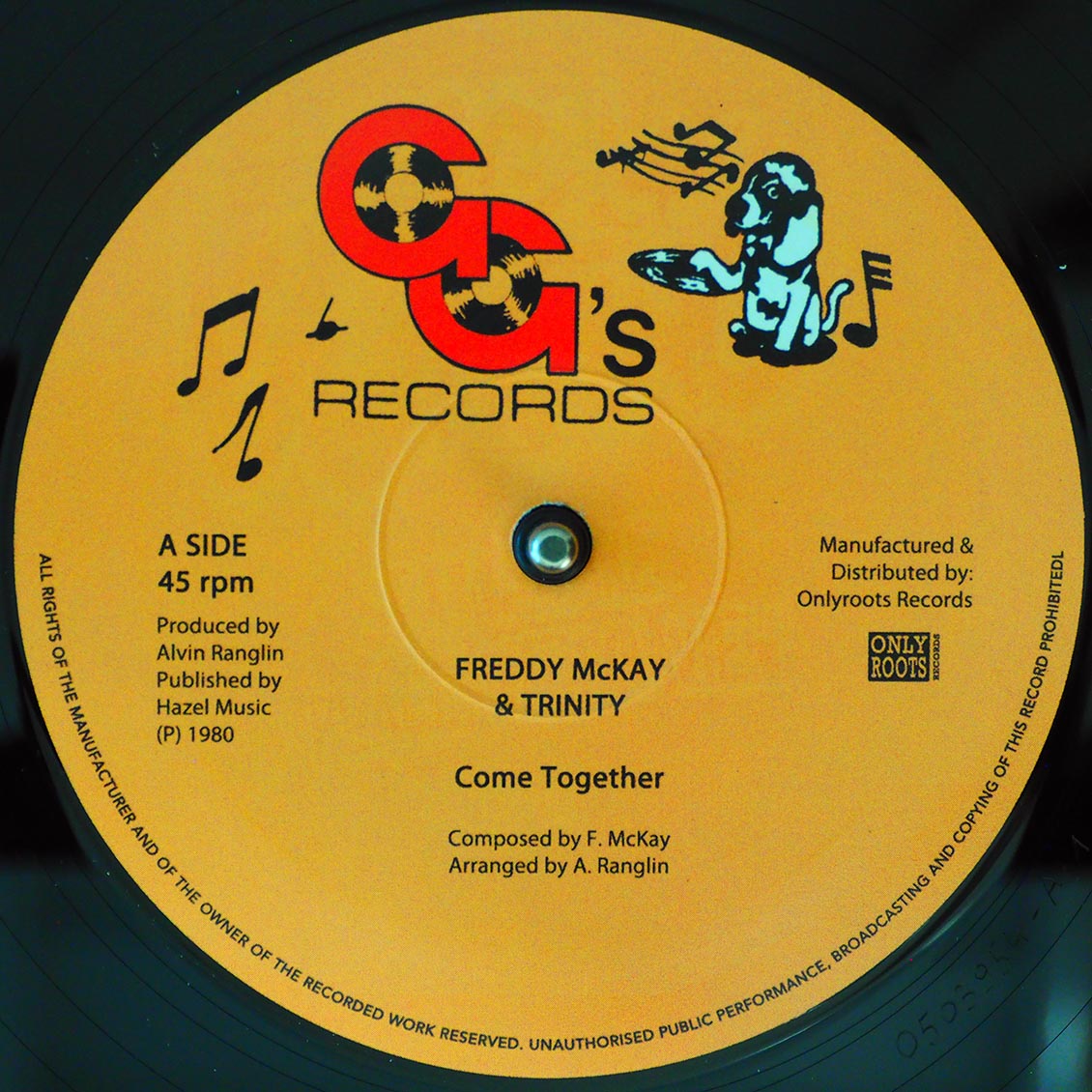 Freddie McKay, Trinity - Come Together (Extended Mix) / GG All Stars - Sha-La Mar Rockers