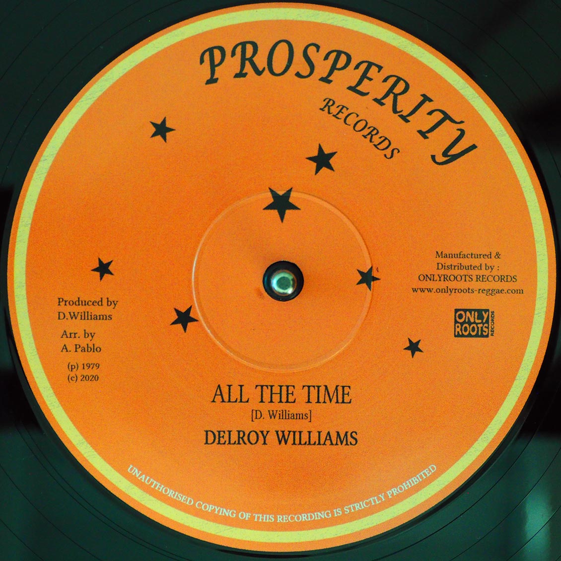 Delroy Williams, Augustus Pablo - All The Time (Extended Mix) / Jah Bull - We Know Where We Are Going; Augustus Pablo - Jah Time Dub