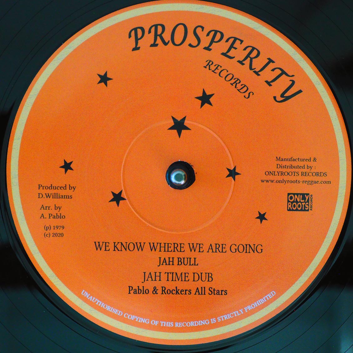 Delroy Williams, Augustus Pablo - All The Time (Extended Mix) / Jah Bull - We Know Where We Are Going; Augustus Pablo - Jah Time Dub