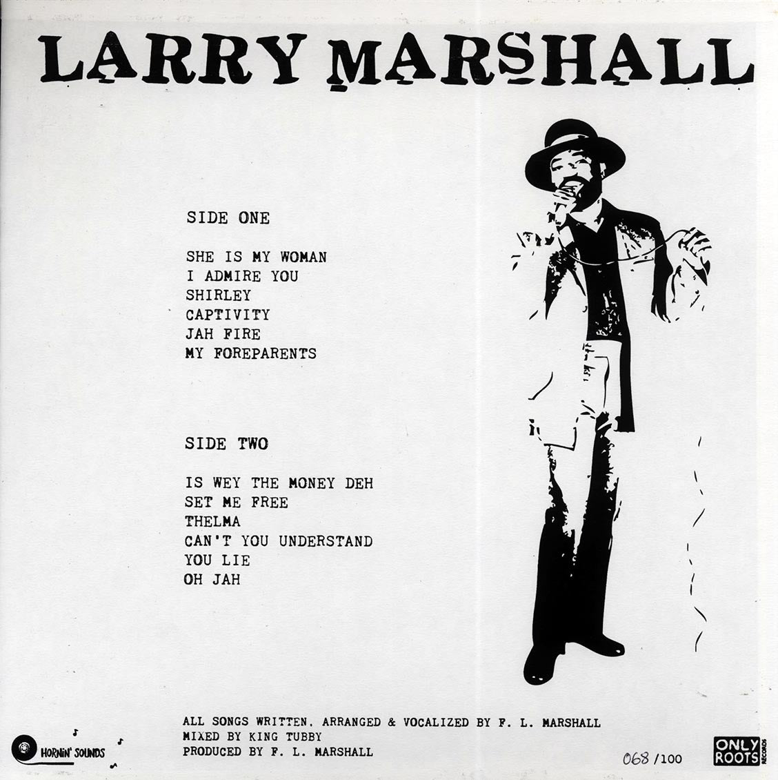 Larry Marshall - I Admire You (SILKSCREEN EDITION) (ltd. 100 copies made) (silkscreen)