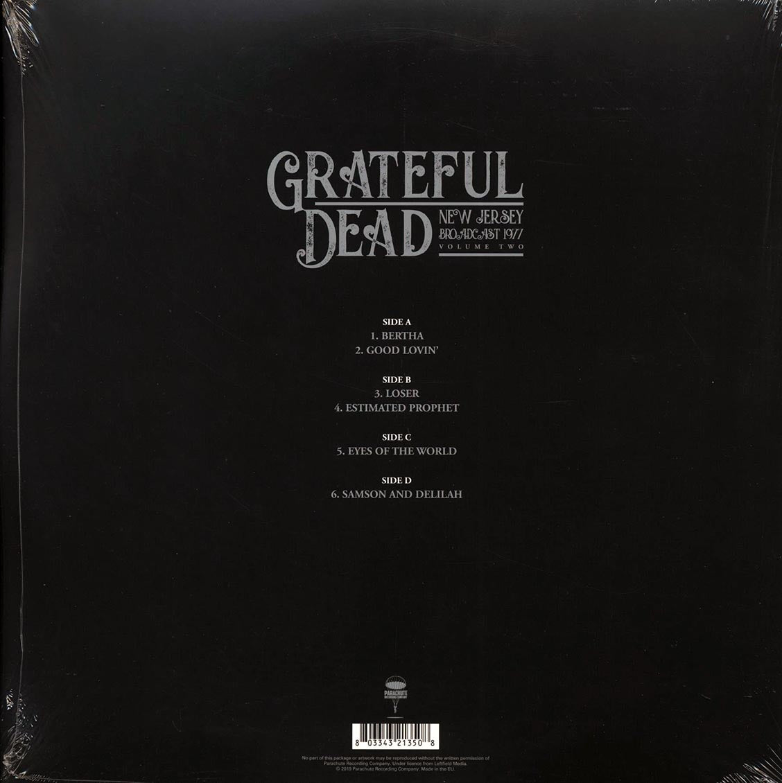 Grateful Dead - New Jersey Broadcast 1977 Volume 2 (ltd. ed.) (2xLP)