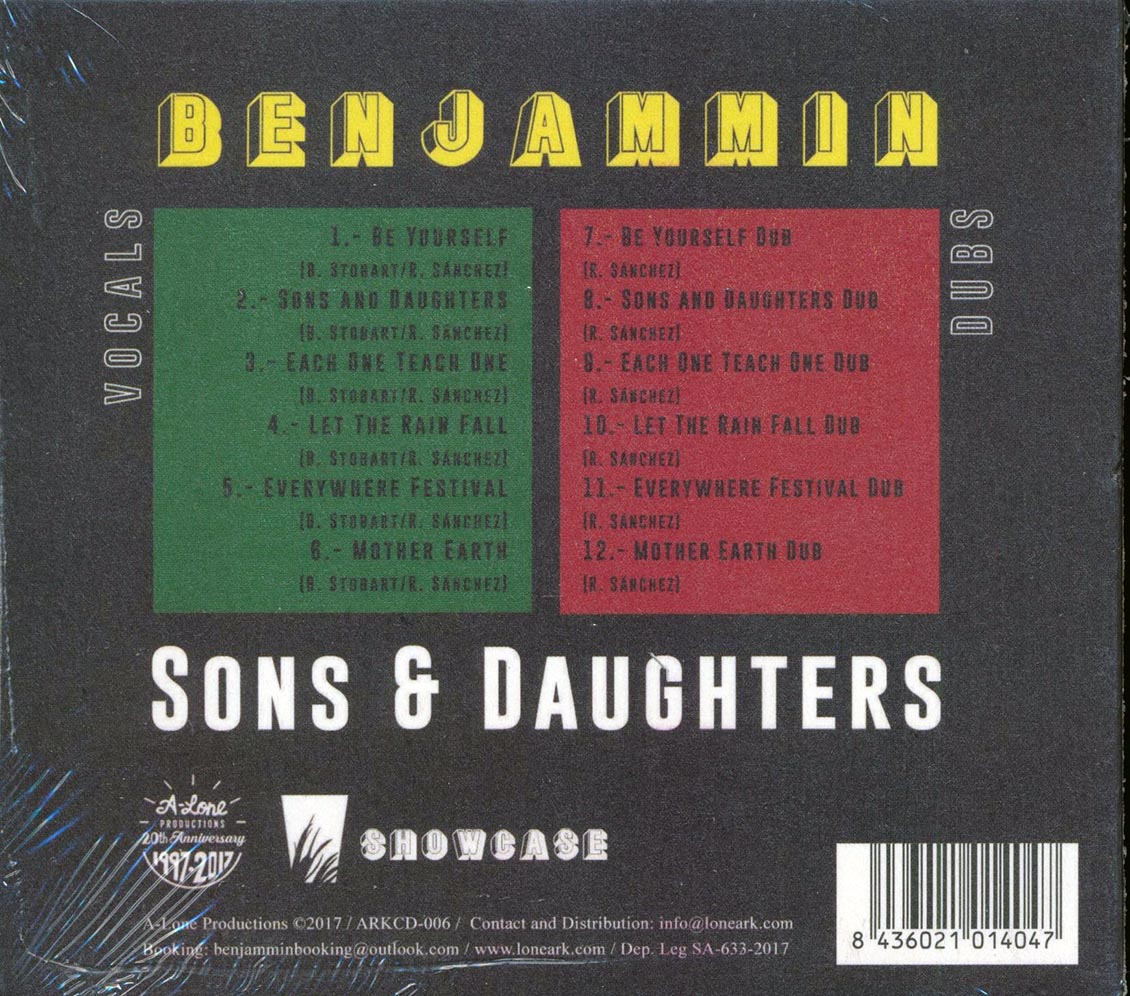 Benjammin - Sons & Daughters Showcase: Vocals & Dubs