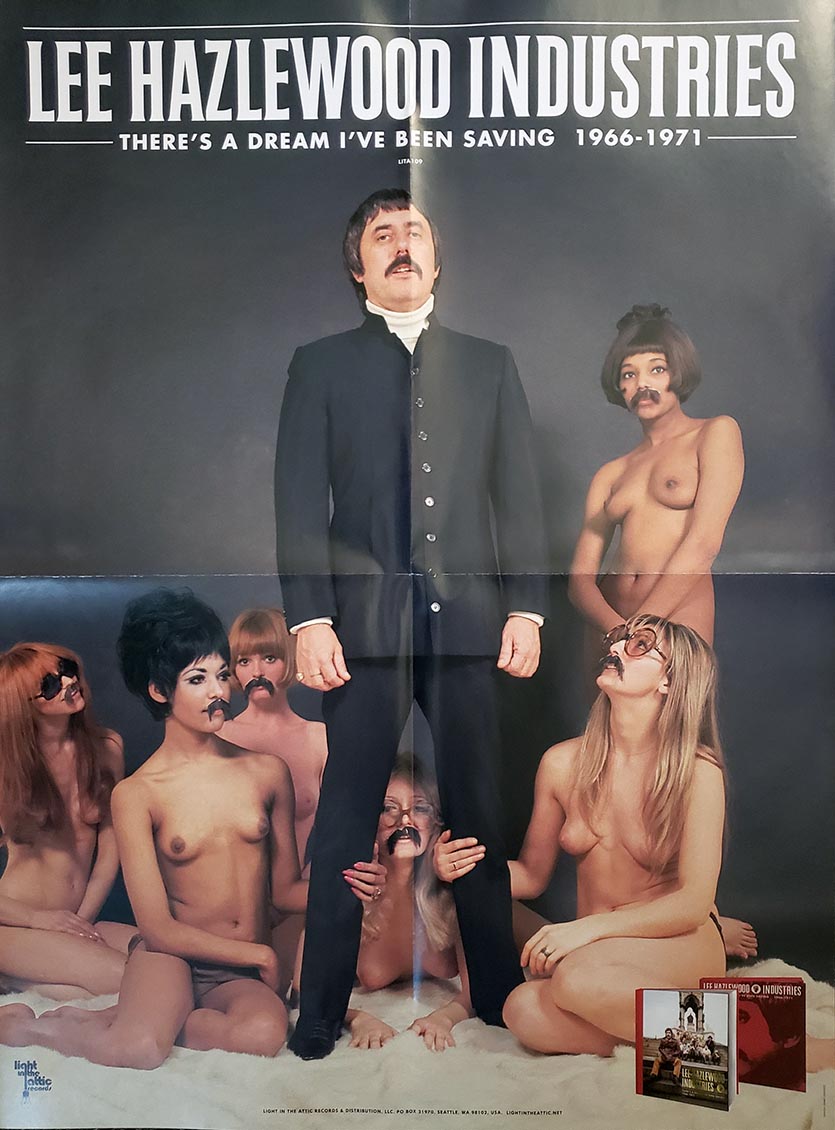 Lee Hazlewood Industries - There's A Dream I've Been Saving 1966-1971 (Size 24" X 18") (Sold Folded, Not Rolled)