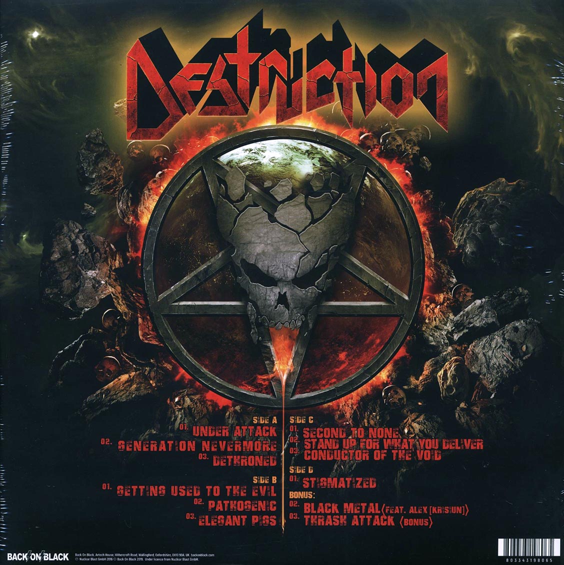 Destruction - Under Attack (+ 3 bonus tracks) (ltd. ed.) (2xLP) (splatter vinyl)
