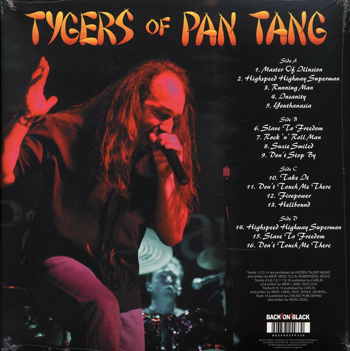 Tygers Of The Pan Tang - Leg Of The Boot: Live In Holland (2xLP)