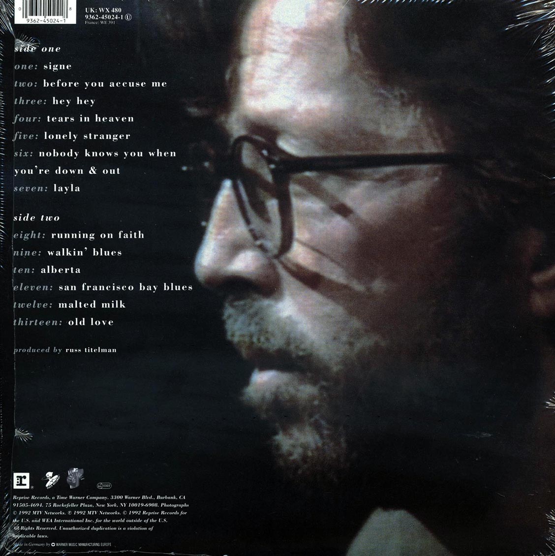 Eric Clapton - Unplugged (180g)