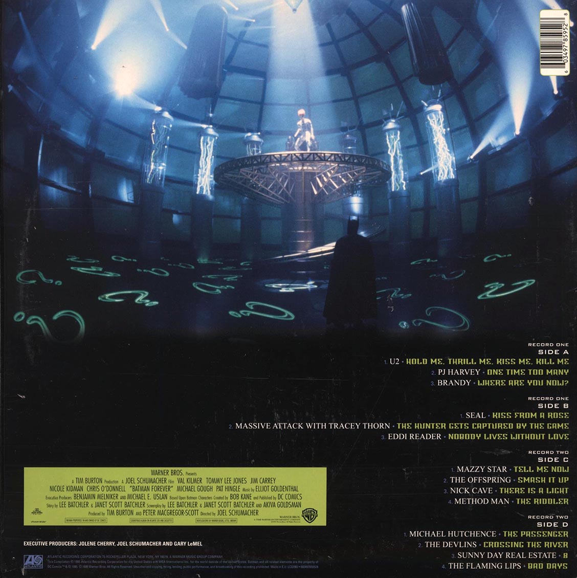 U2, Mazzy Star, Nick Cave, Brandy, Etc. - Batman Forever: Music From And Inspired By The Motion Picture (2xLP)