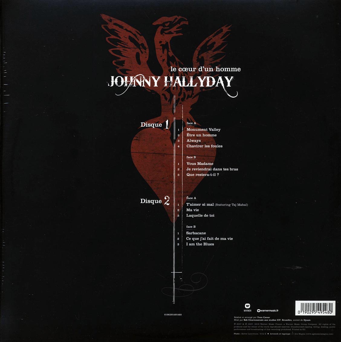 Johnny Hallyday - Le Coeur D'Un Homme (2xLP)