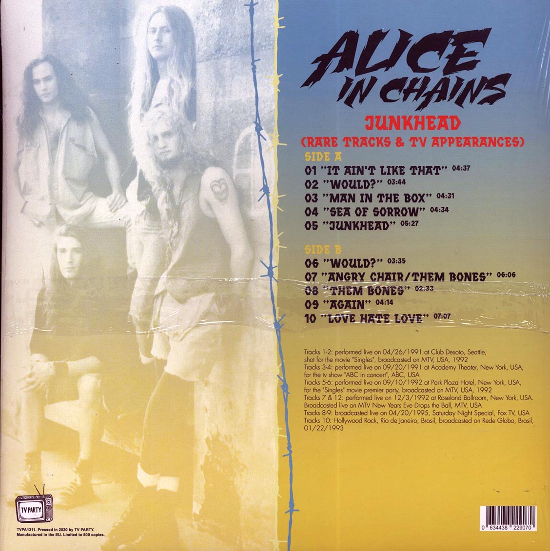 Alice In Chains - Junkhead: Rare Tracks & TV Appearances (ltd. 500 copies made) (white vinyl)
