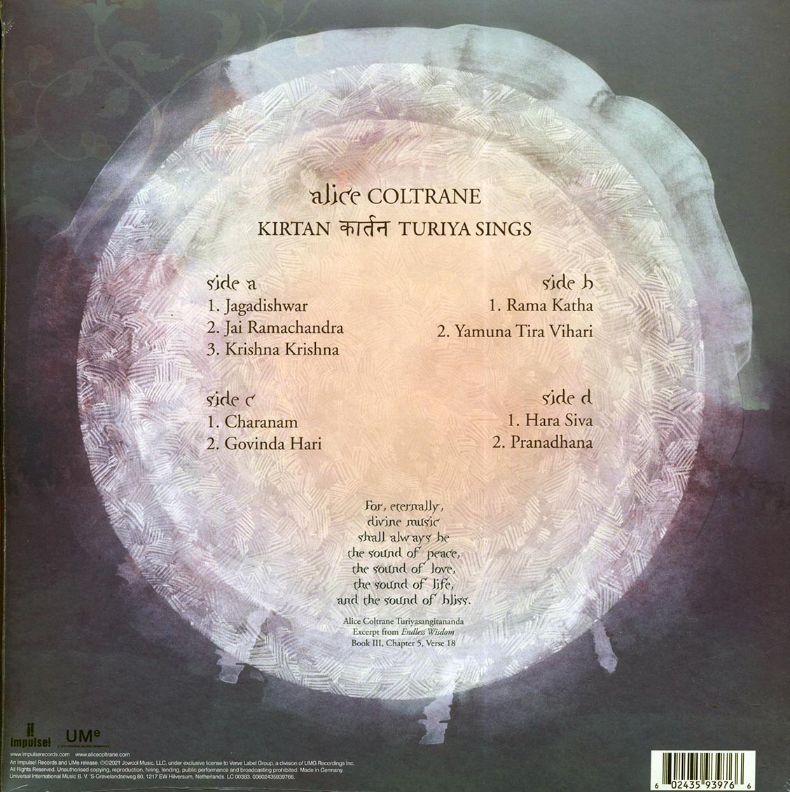 Alice Coltrane - Kirtan: Turiya Sings (2xLP) (remastered)