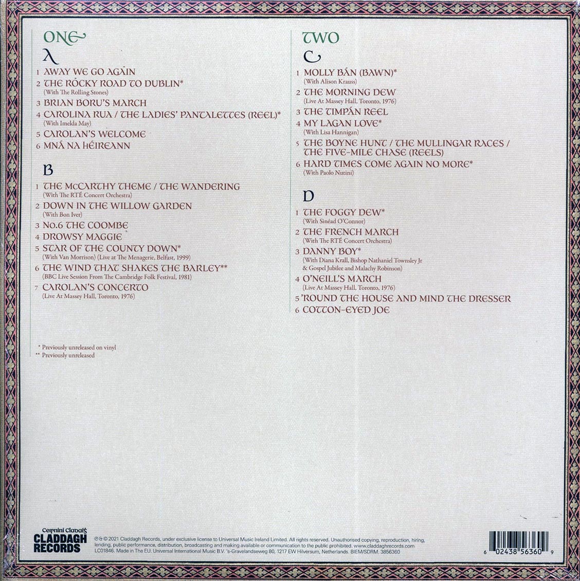 The Chieftains - Chronicles: 60 Years Of The Chieftains (25 tracks) (2xLP) (180g)