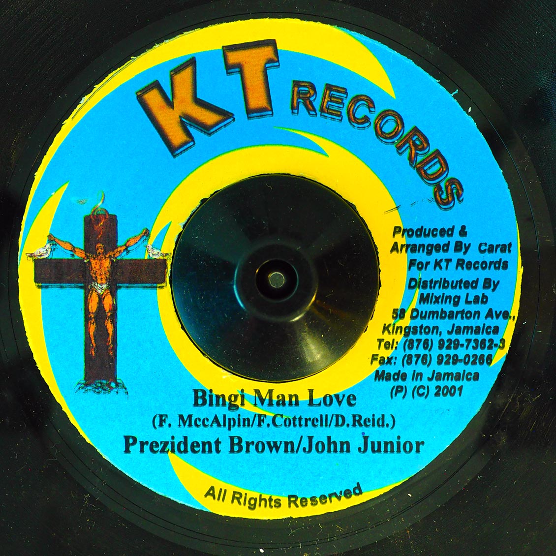 Prezident Brown, John Junior - Bingi Man Love / Mozam - Reggae For Sure (rhythm: "Queen Majesty")