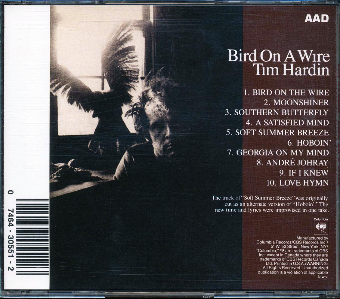 Tim Hardin - Bird On A Wire