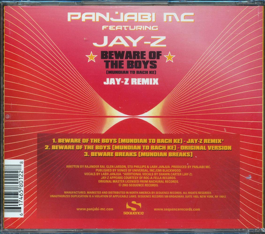 Panjabi MC Featuring Jay-Z - Beware Of The Boys- Mundian To Bach Ke