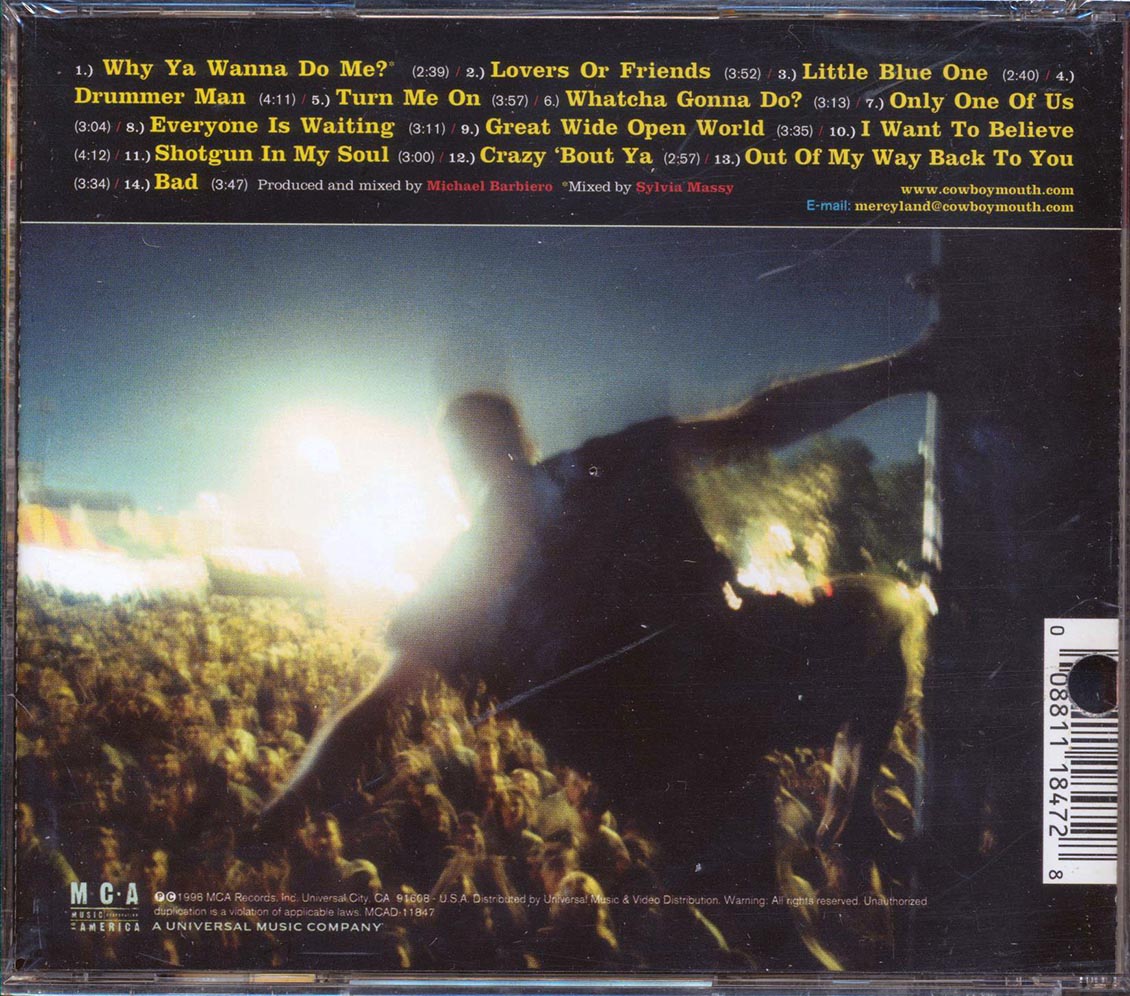 Cowboy Mouth - Mercyland (marked/ltd stock)