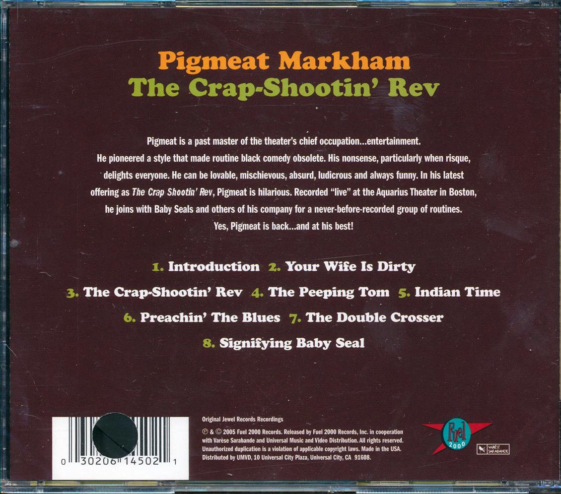 Pigmeat Markham - The Crap-Shootin' Rev (marked/ltd stock)