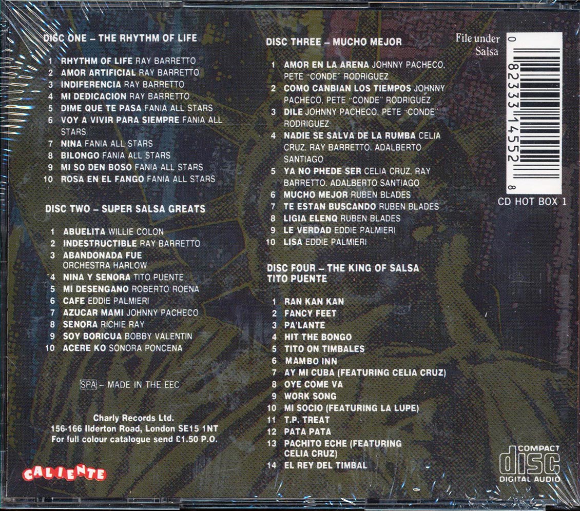 Ray Barretto, Fania All Stars, Willie Colon, Etc. - Viva Salsa: 44 Hot Salsa Tracks (44 tracks) (4xCD)