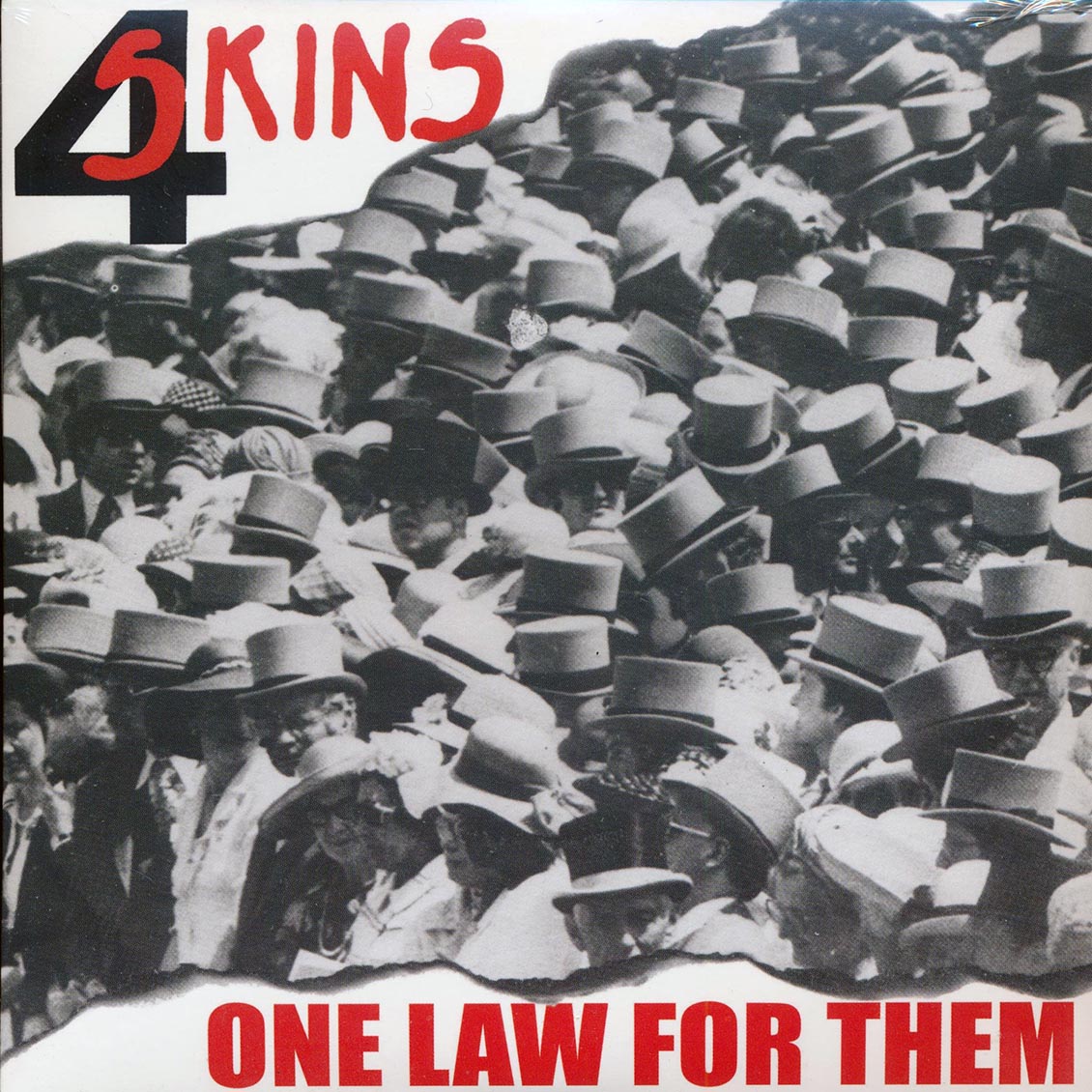 4 Skins - One Law For Them / 4 Skins - Brave New World (ltd. 500 copies made) (splatter vinyl)