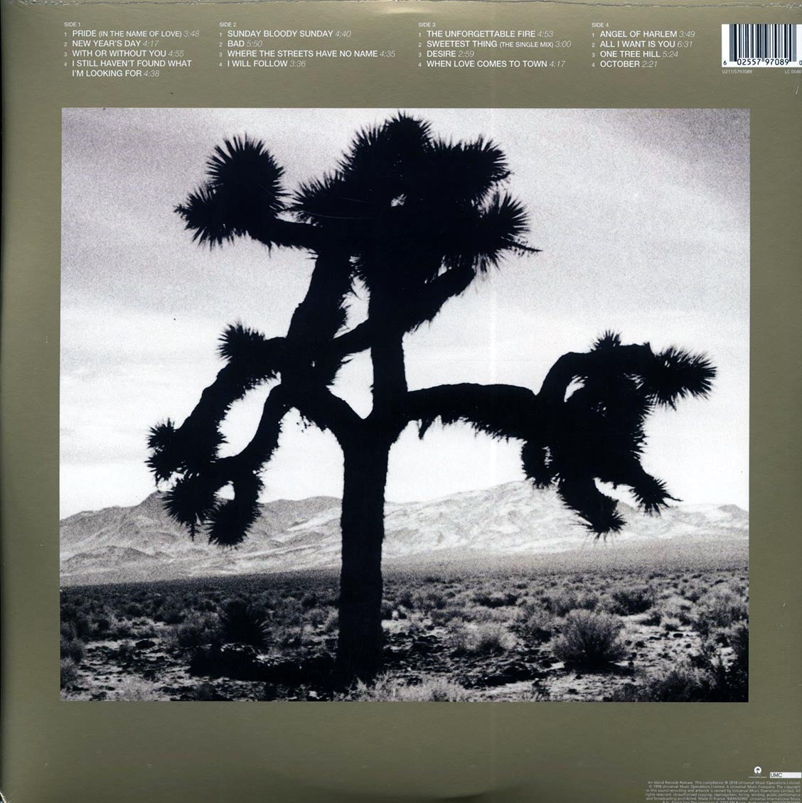 U2 - The Best Of 1980-1990 (2xLP) (incl. mp3) (remastered)