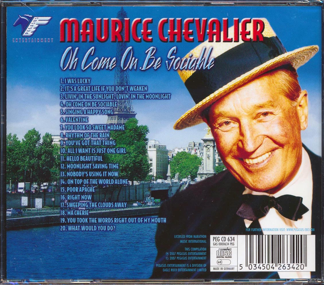 Maurice Chevalier - Oh Come On Be Sociable (20 tracks)