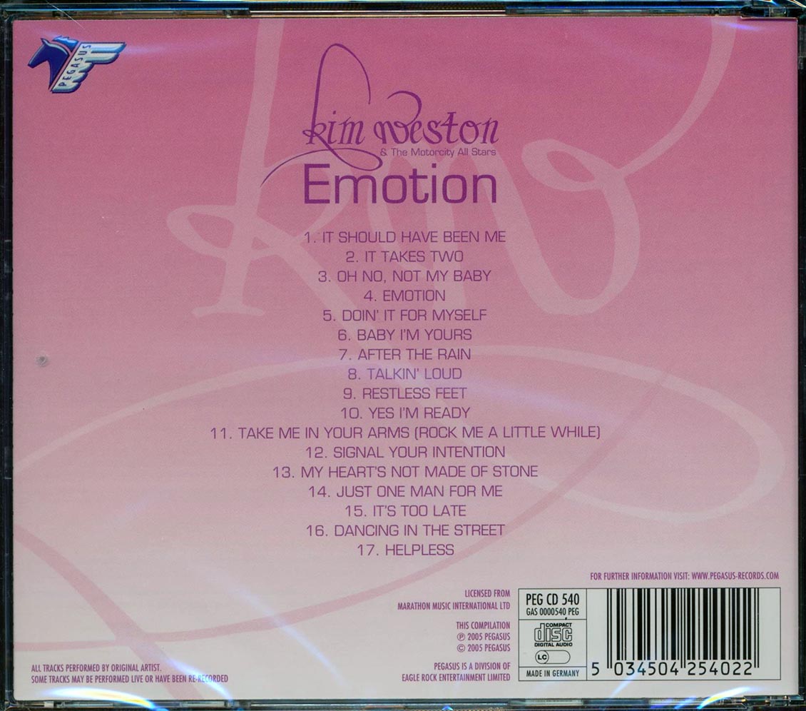 Kim Weston & The Motorcity All Stars - Emotion