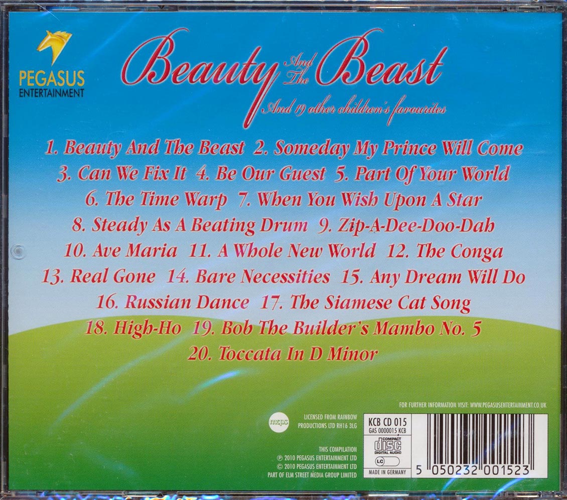 Various - Beauty & The Beast, And 19 Other Children's Favourites (20 tracks)